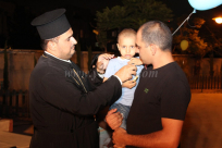 بالصور: أمسية فنية في ساحة النادي الأنطوني بيافا لدعم الطفل مارك قبطي 